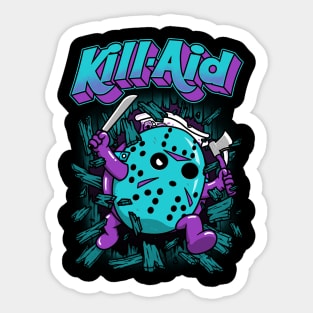 Kill-Aid Rotten Grape Flavor Sticker